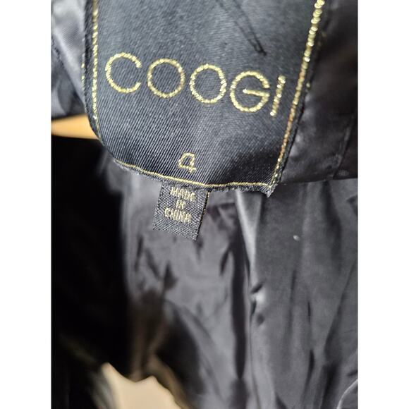 Coogi Gray/Black Wool Blend Hooded Girls Peacoat size 4 - Picture 11 of 13